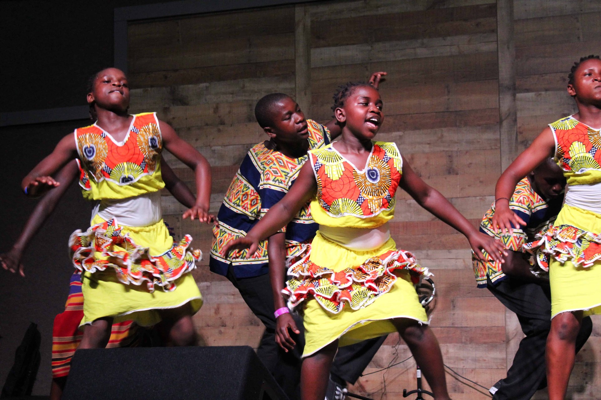 Berakhah Children's Choir performing on stage